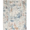 Nourison Concerto Beige Blue Rust CNC01 7 ft. 10 in. X 9 ft. 10 in. Rect. Rug