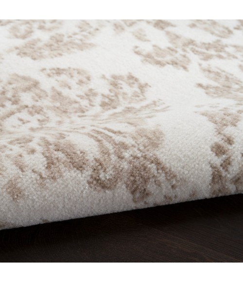 Nourison Jubilant Ivory Beige JUB09 6 ft. X 9 ft. Rect. Rug