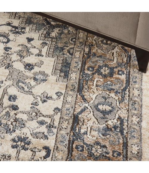 Nourison Concerto Ivory Grey CNC05 6 ft. X 9 ft. Rect. Rug