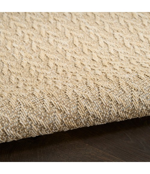 Nourison Tulum Cream TLM02 8 ft. X Round Rug
