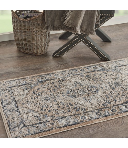 Nourison Concerto Beige Grey CNC05 2 ft. 2 in. X 3 ft. 9 in. Rect. Rug