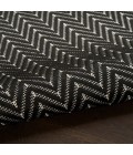 Nourison Horizon Indoor/Outdoor Black HOZ02 9 ft. X 12 ft. Rect. Rug