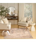 Nourison Vintage Washables Coral Mint VWS11 5 ft. 3 in. X 7 ft. 3 in. Rect. Rug