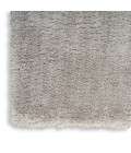Nourison Luxurious Shag Silver LXR05 5 ft. 3 in. X 7 ft. 3 in. Rect. Rug