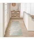 DKNY Pure Angles Ivory Blue ANG01 8 ft. Rect. Rug
