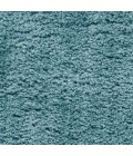 Nourison Luxurious Shag Aqua LXR05 5 ft. 3 in. X 7 ft. 3 in. Rect. Rug