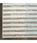 Nourison Nordic Ivory Blue NRC15 4 ft. X 6 ft. Rect. Rug