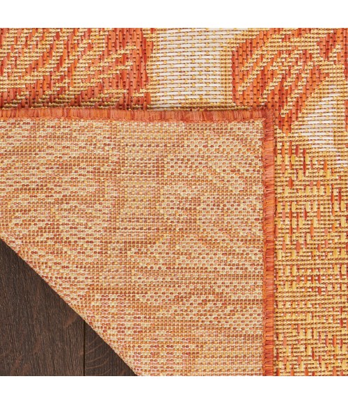 Nourison Garden Oasis Coral GOA04 10 ft. X 14 ft. Rect. Rug