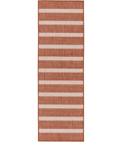 Nourison Positano Terracotta Ivory POS03 2 ft. X 6 ft. Rect. Rug