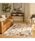 Nourison Nordic Ivory Rust NRC17 4 ft. X 6 ft. Rect. Rug
