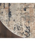 Nourison Concerto Beige Grey CNC01 6 ft. X 9 ft. Oval Rug