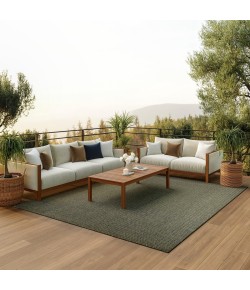 Nourison Tulum Olive TLM02 6 ft. X 9 ft. Rect. Rug