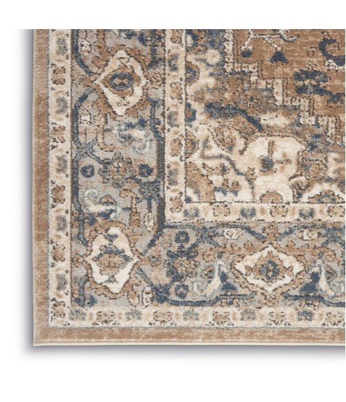Nourison Concerto Beige Grey CNC05 3 ft. 9 in. X 5 ft. 9 in. Rect. Rug