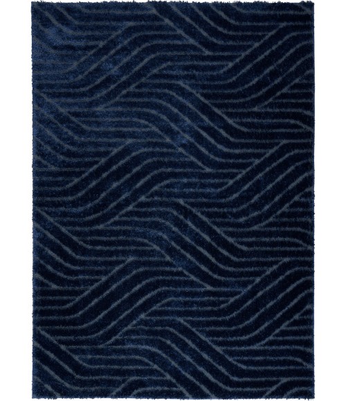 Calvin Klein Surfaces Navy SFC01 5 ft. 3 in. x 7 ft. 3 in. Rect. Rug