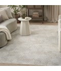 Nourison Grafix Grey GRF39 9 ft. X 12 ft. Rect. Rug
