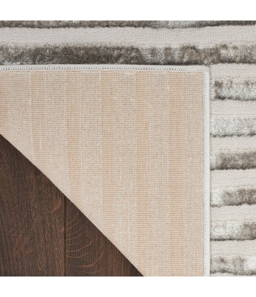 Nourison Splash Silver Grey BSK04 8 ft. Rect. Rug