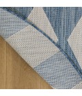 Nourison Positano Navy Blue POS04 6 ft. X Round Rug