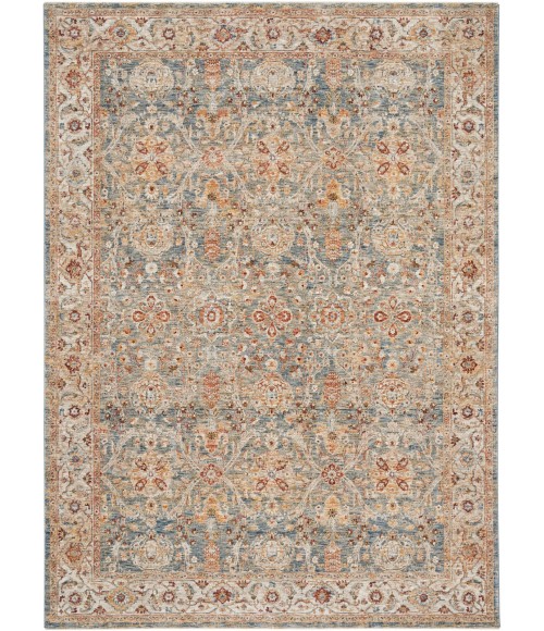 Nourison Petra Blue Rug PTR03 9 ft. 3 in. X 12 ft. 7 in. Rect. - Rugs Town Nourison Petra Blue PTR03 9 ft. 3 in. X 12 ft. 7 in. Rect. Rug