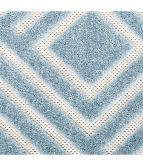 Nourison Casual Blue CSU03 2 ft. X 6 ft. Rect. Rug