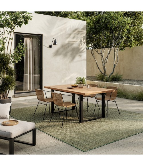 Nourison Horizon Indoor/Outdoor Green HOZ02 6 ft. X 9 ft. Rect. Rug