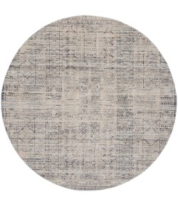 Nourison Nyle Ivory Blue NYE06 7’10” X Round Rug