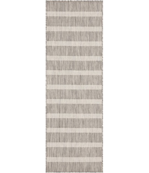 Nourison Positano Grey Ivory POS03 2 ft. X 6 ft. Rect. Rug