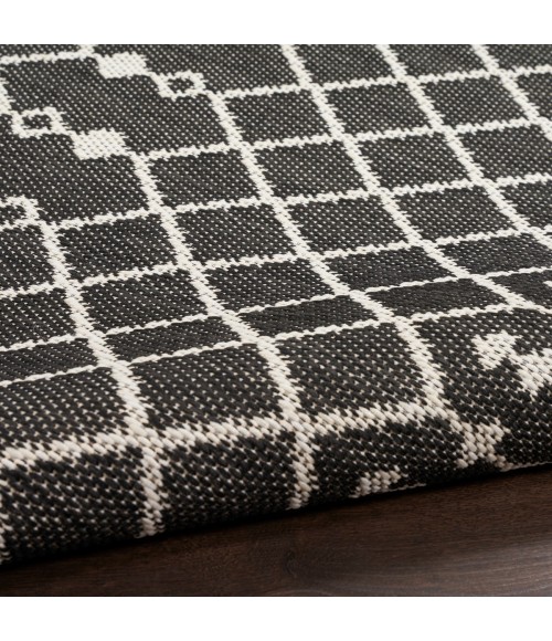 Nourison Positano Black POS02 9 ft. X 12 ft. Rect. Rug