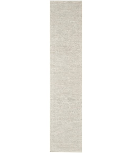 Nourison Outlines Ivory Grey OLN03 2 ft. 2 in. X 12 ft. Rect. Rug