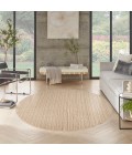 Nourison Tulum Taupe TLM01 8 ft. X Round Rug