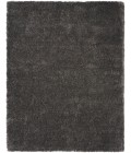 Nourison Luxurious Shag Grey LXR05 6 ft. 7 in. X 9 ft. 2 in. Rect. Rug