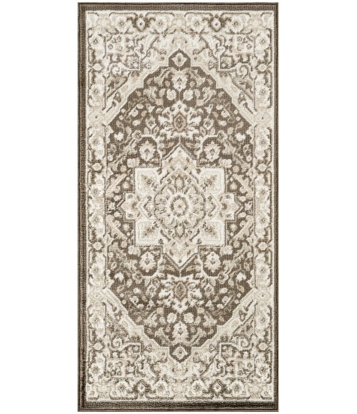 Nourison Dekor Brown Ivory DEK08 2 ft. x 4 ft. Rect. Rug