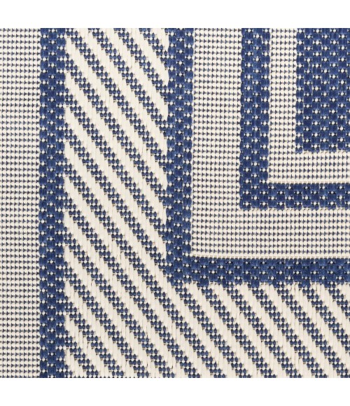 Nourison Horizon Indoor/Outdoor Navy HOZ03 9 ft. X 12 ft. Rect. Rug