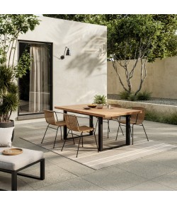 Nourison Home Horizon Indoor/Outdoor HOZ05 Grey 6 ft. X 9 ft. Area Rug