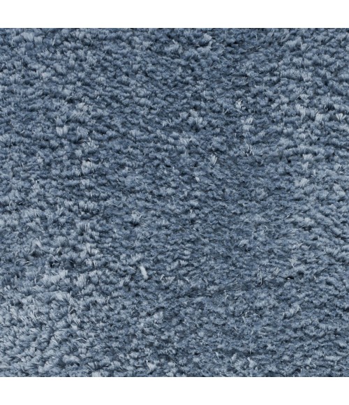 Nourison Luxurious Shag Light Blue LXR05 4 ft. X 6 ft. Rect. Rug