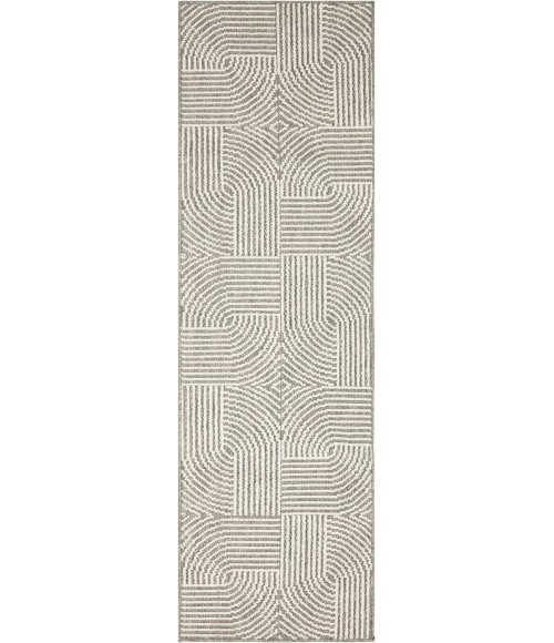 Nourison Natural Texture Grey Ivory NTX02 8 ft. Rect. Rug