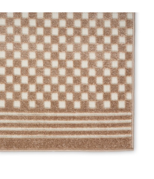 Nourison Casual Brown CSU02 3 ft. 11 in. X 5 ft. 11 in. Rect. Rug