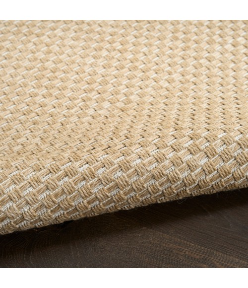 Nourison Tulum Taupe TLM03 8 ft. X Round Rug