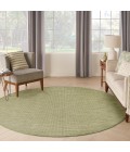 Nourison Positano Green Rug POS01 8 ft. X Round - Rugs Town Nourison Positano Green POS01 8 ft. X Round Rug