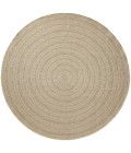 Nourison Tulum Taupe Grey TLM04 8 ft. X Round Rug