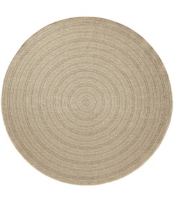 Nourison Tulum Taupe Grey TLM04 8 ft. X Round Rug