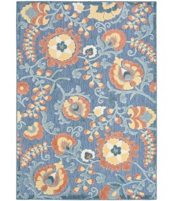 Nourison Home Aloha ALH17 Blue Rose 7 ft. 10 in. X 10 ft. 6 in. Area Rug