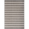 Nourison Positano Charcoal Ivory POS03 4 ft. X 6 ft. Rect. Rug
