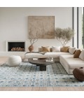Nourison Nordic Blue NRC14 8 ft. X 10 ft. Rect. Rug