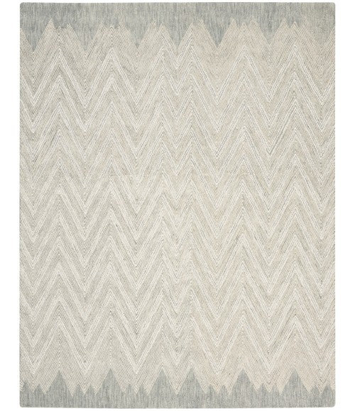 Nourison Interlock Teal ITL04 8 ft. X 11 ft. Rect. Rug