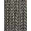 Nourison Horizon Indoor/Outdoor Black HOZ01 8 ft. X 10 ft. Rect. Rug