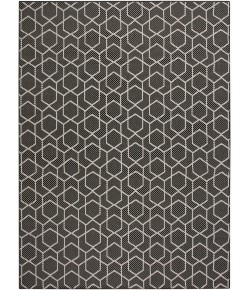 Nourison Horizon Indoor/Outdoor Black HOZ01 8 ft. X 10 ft. Rect. Rug