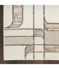 Nourison Nordic Ivory Multicolor NRC17 4 ft. X 6 ft. Rect. Rug
