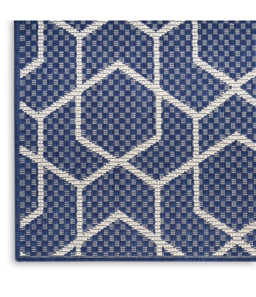 Nourison Horizon Indoor/Outdoor Navy HOZ01 8 ft. X 10 ft. Rect. Rug