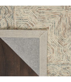 Nourison Interlock 2ft. 3in. x 7ft. 6in. Blue Ivory Bohemian Indoor Rug