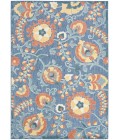 Nourison Aloha Blue Rose ALH17 3 ft. 6 in. X 5 ft. 6 in. Rect. Rug